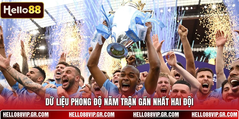 Nhận Định Man City Vs Aston Villa 24/05 - Soi Kèo Thơm Dữ liệu phong độ năm trận gần nhất hai đội